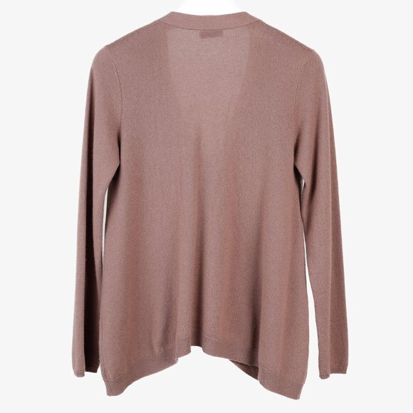 Brunello Cucinelli Dusty Rose Cashmere V-Neck Cardigan - Picture 2 of 9